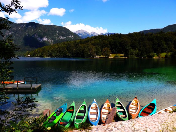 Demasiado bonito para vivir aquí. Lago de Bohinj