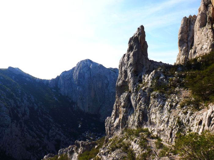 Cortados calcáreos en el parque nacional de Paklenika
