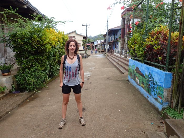 A diferencia del resto de Nicaragua, en el Castillo las casas lucen muchos colores, según nos contaron unos madrileños se encargaron de darles color 