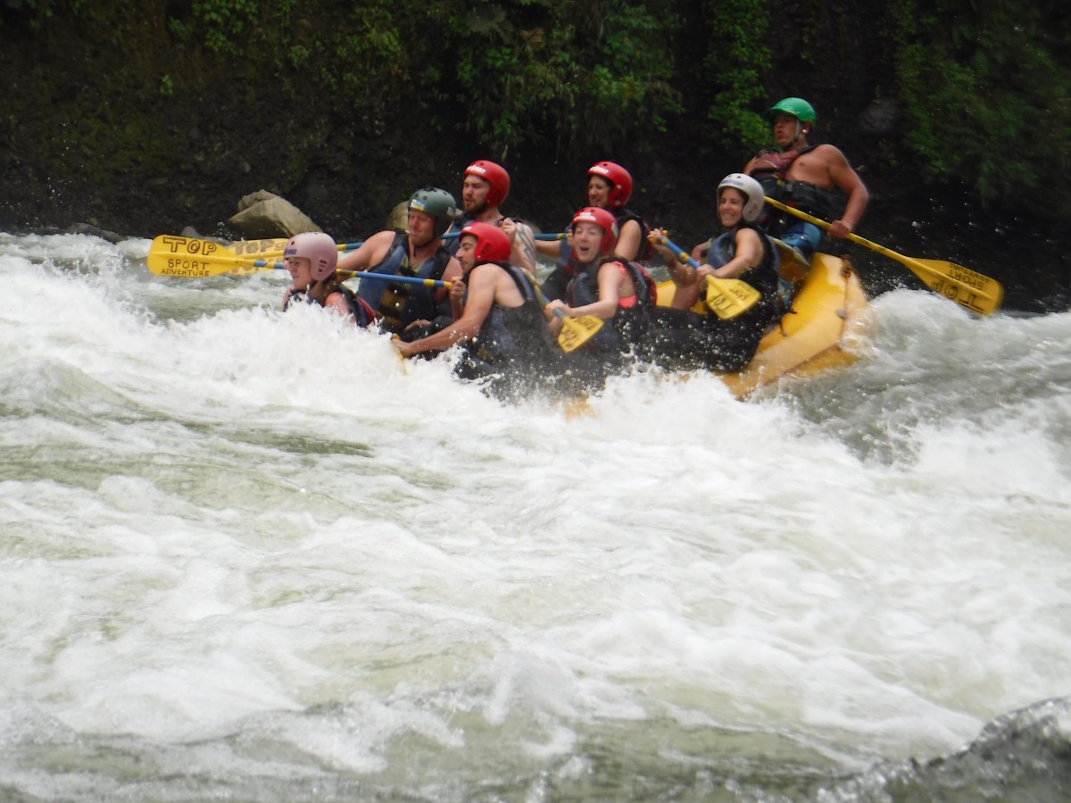 Rafting en el río Pastaza, Baños