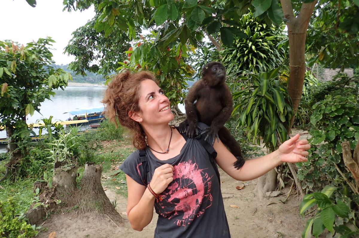 Bea con su amigo Wairo