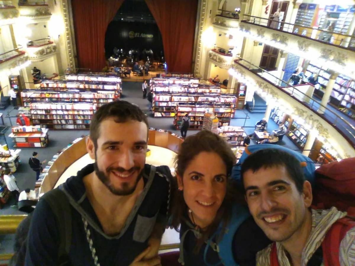 Con Pablo en la librería El Ateneo
