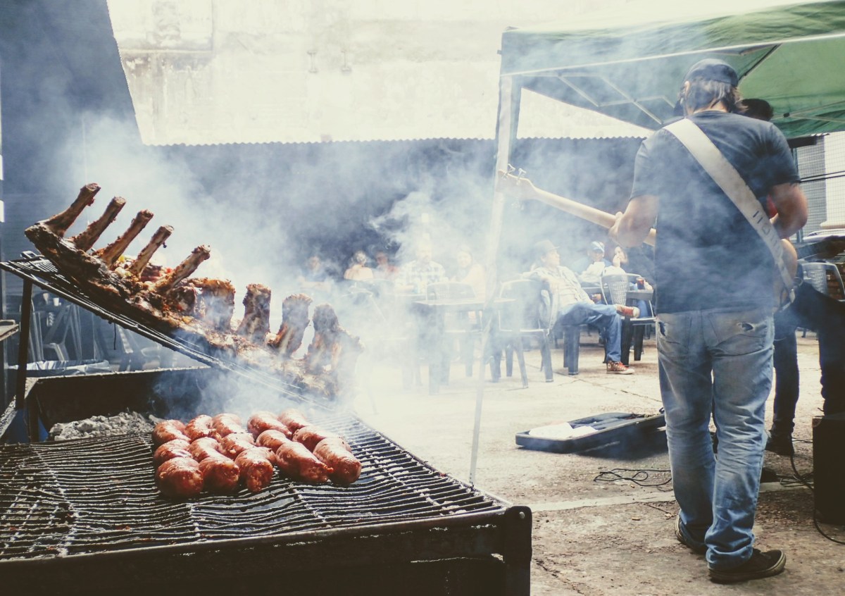 Asado dominical en San Telmo, Buenos Aires