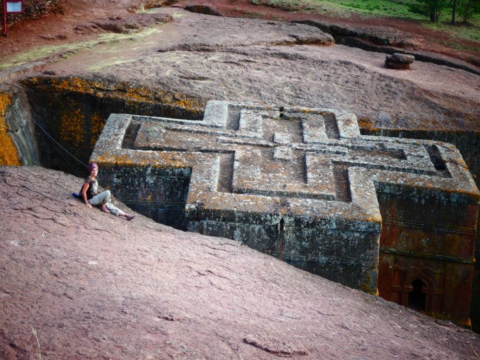 Iglesia de San George en Lalibela, una de las más impresionantes